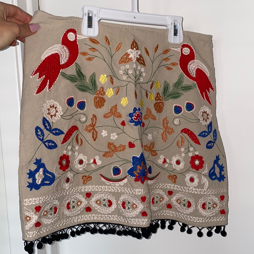Embroidered Skirt